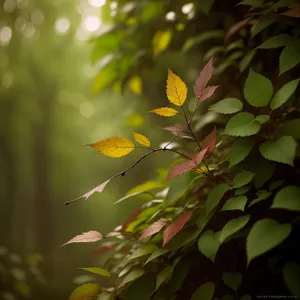 Colorful Autumn Foliage in a Garden