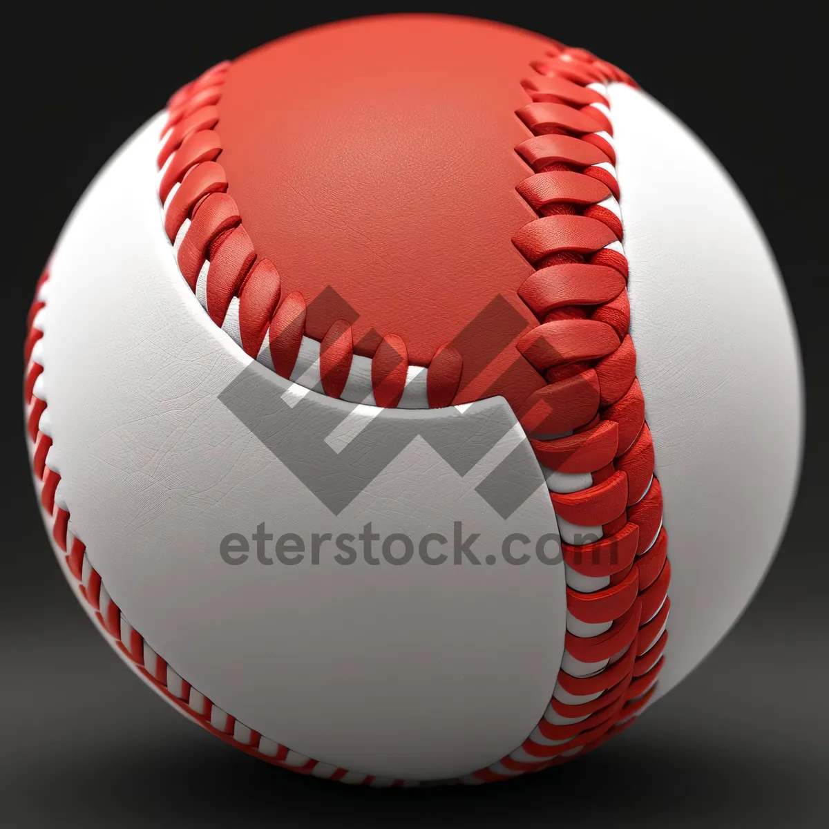 Picture of Baseball Leather Ball - Game Equipment for Sports