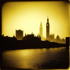 London Bridge at Twilight: Iconic Nighttime Cityscape