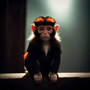 Playful Primate in the Wild: Majestic Chimpanzee