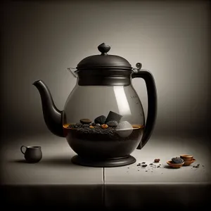 Ceramic Tea Pot - Traditional Kitchen Utensil