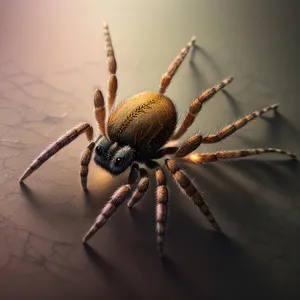 Garden Spider: Creepy Arachnid with Hairy Legs