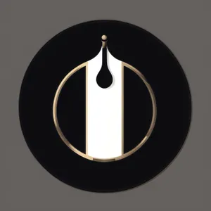 Elegant Black Symbol Design Icon