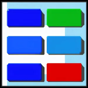 Modern Shiny Square Icon Set