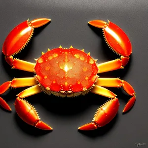 Fiddler Crab: Vibrant Arthropod Invertebrate with Decorative Food