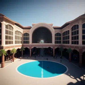 Luxury Villa Resort with Serene Pool and Stunning Architecture