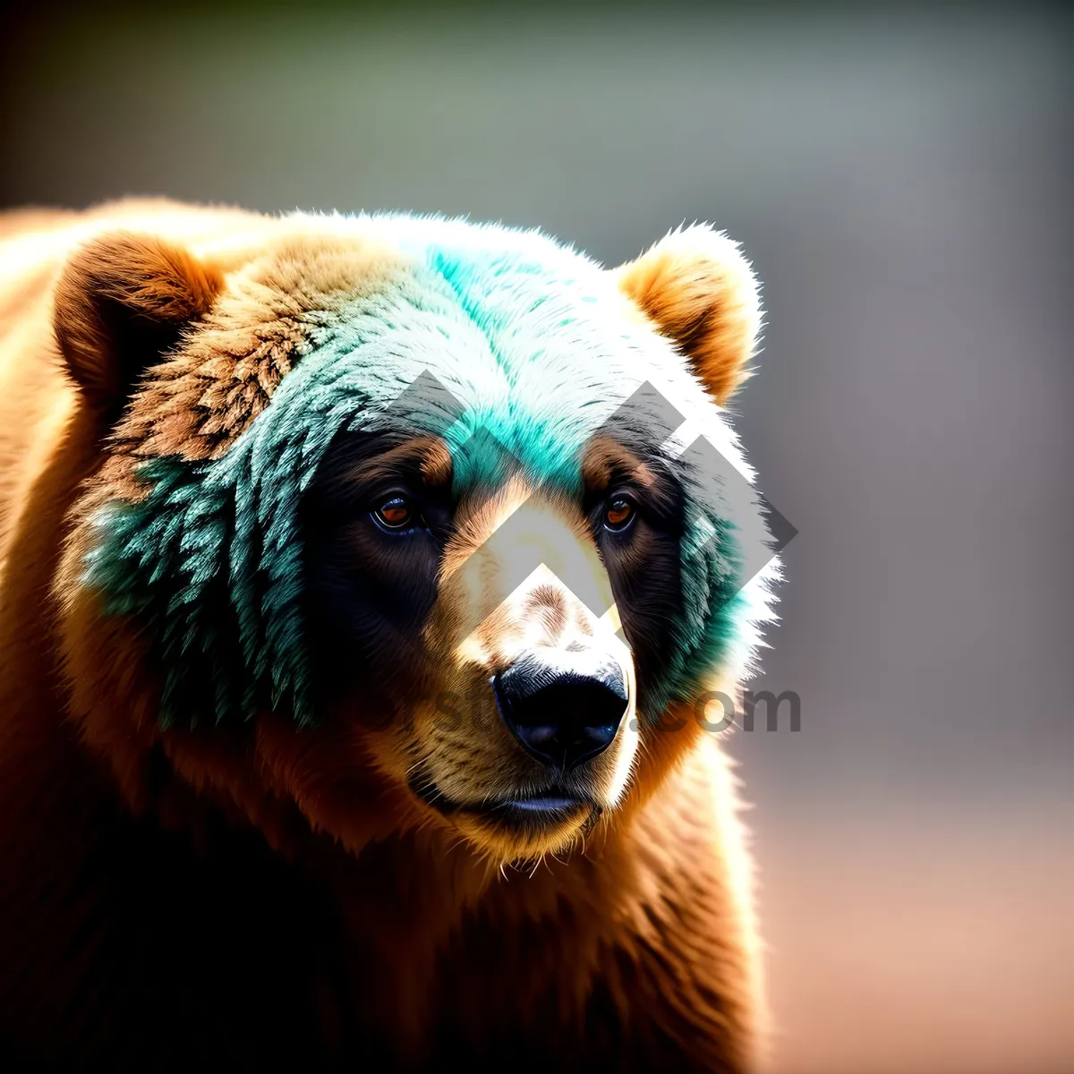 Picture of Brown Bear: Majestic Mammal in Wild Habitat