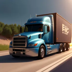 Highway Hauler: Fast and Reliable Freight Delivery by Semi Truck