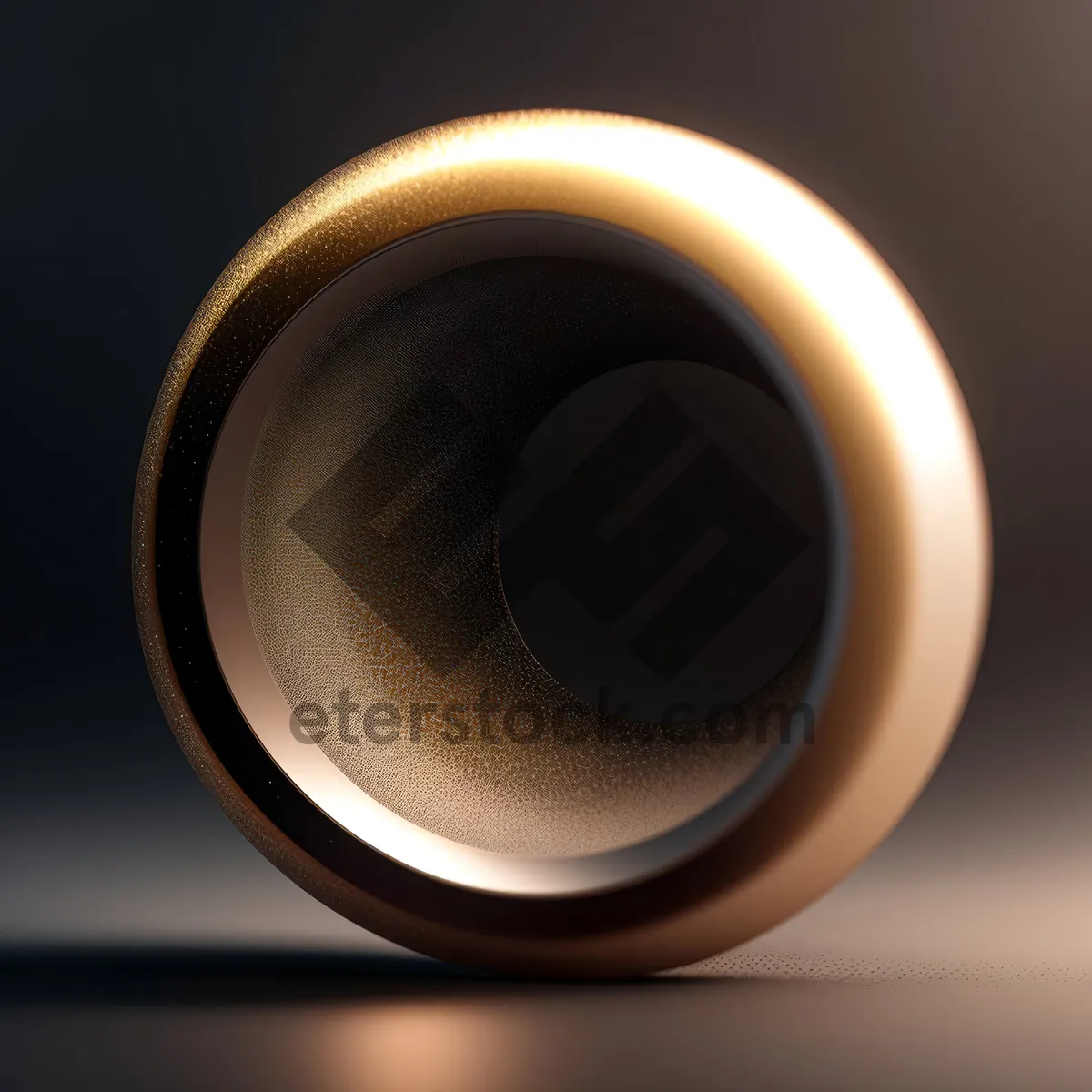 Picture of Hot Coffee Cup on Acoustic Speaker
