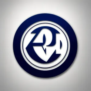 Shiny 3D Round Web Button with Shadow