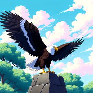 Breathtaking Wings: Majestic Bald Eagle Soaring in the Sky