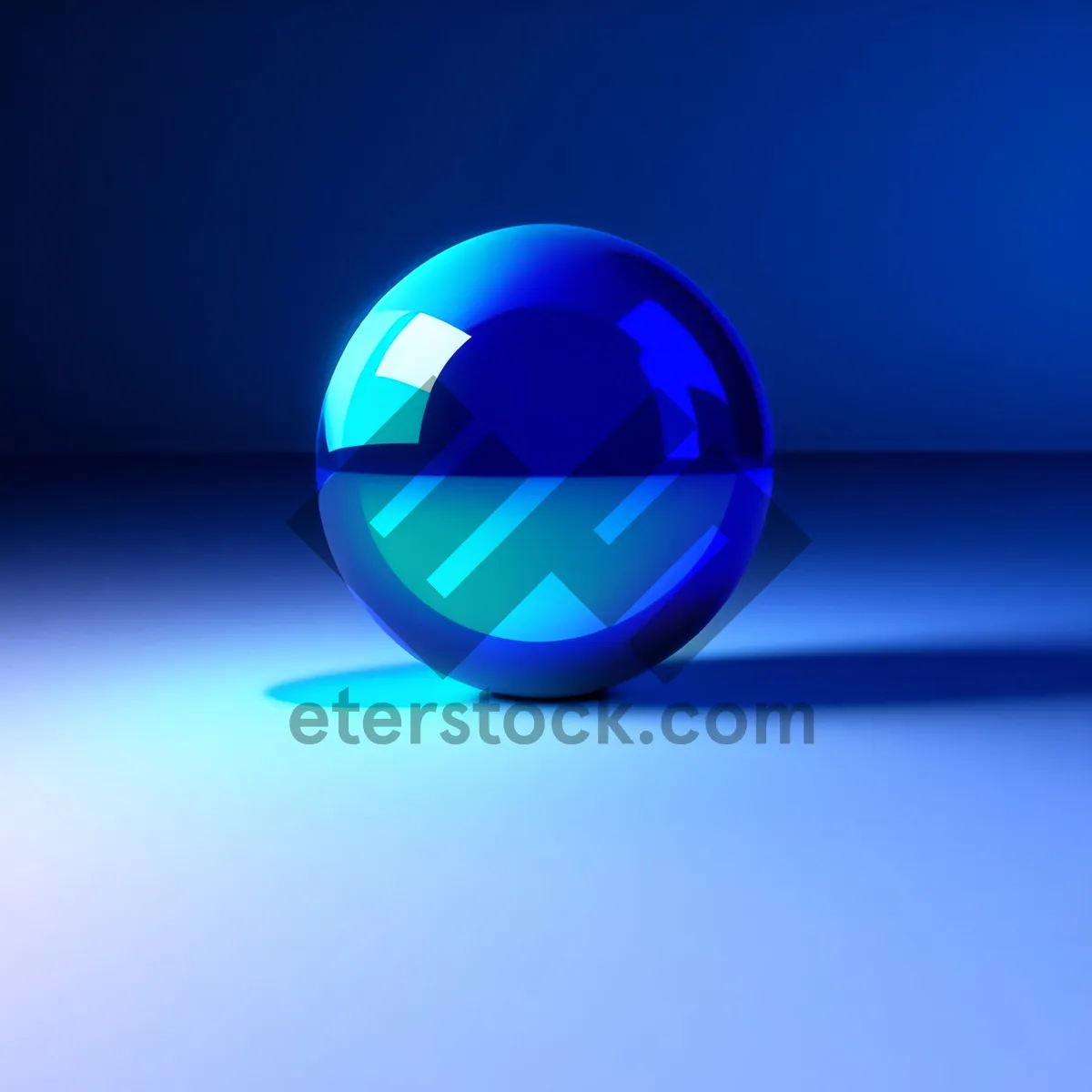 Picture of Metallic Circle Web Button Set with Glass Reflection