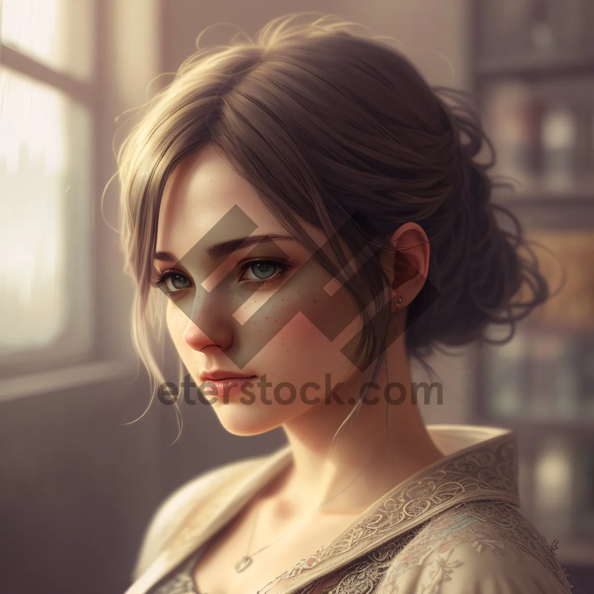 Picture of Stunning Beauty: Portrait of an Attractive Smasher Model