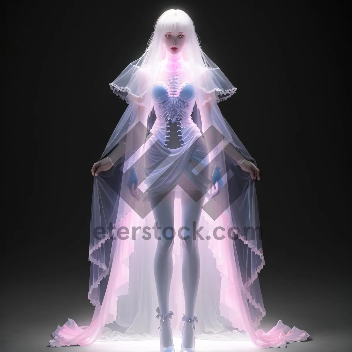 Picture of Mystic 3D Dance Skeleton X-Ray Art