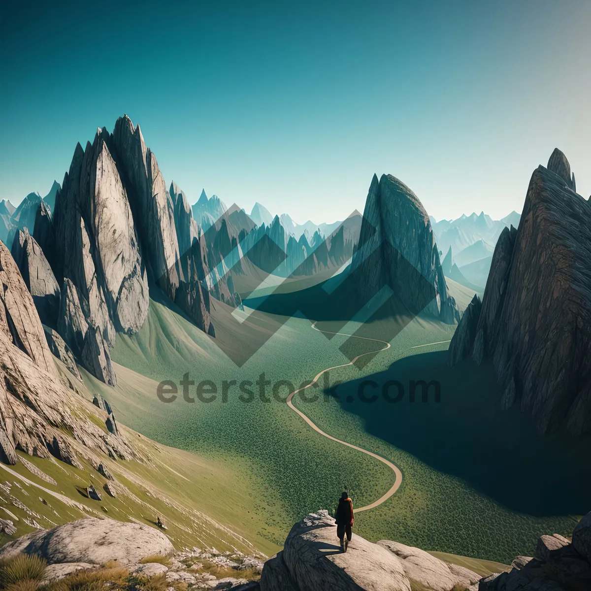 Picture of Majestic Alps: Peaks, Glaciers, and Scenic Landscapes