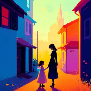 Patriotic President Energizing the Bright Evening Crowd