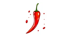 Cartoon Sweet Pepper Icon Design