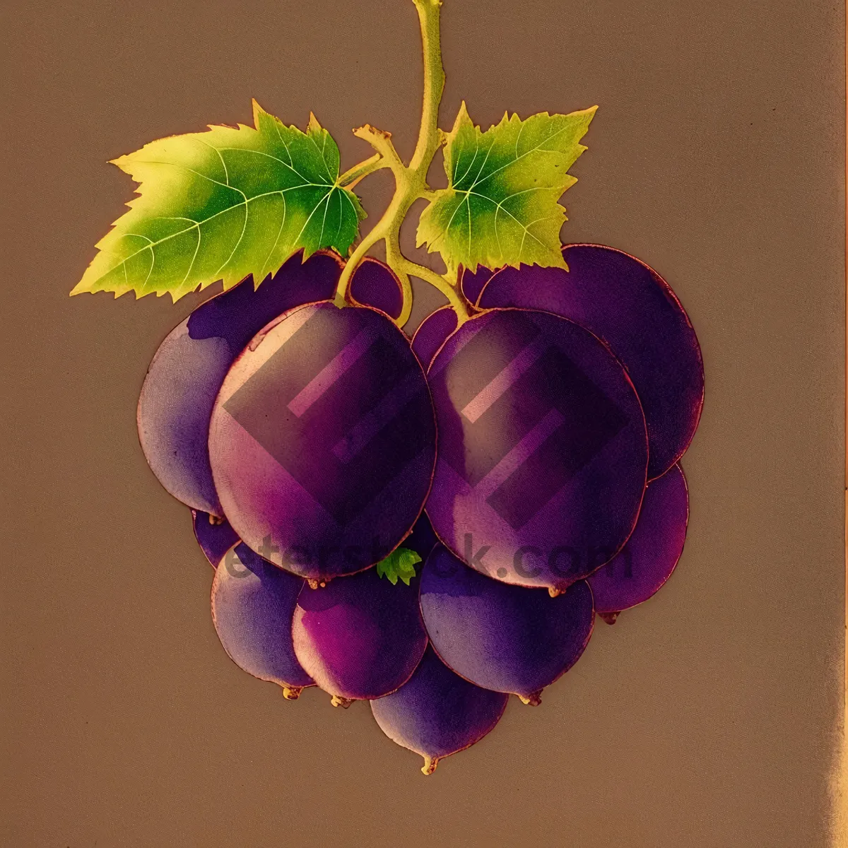 Picture of Winter Celebration: Festive Fruit Hanging on Tree Branch