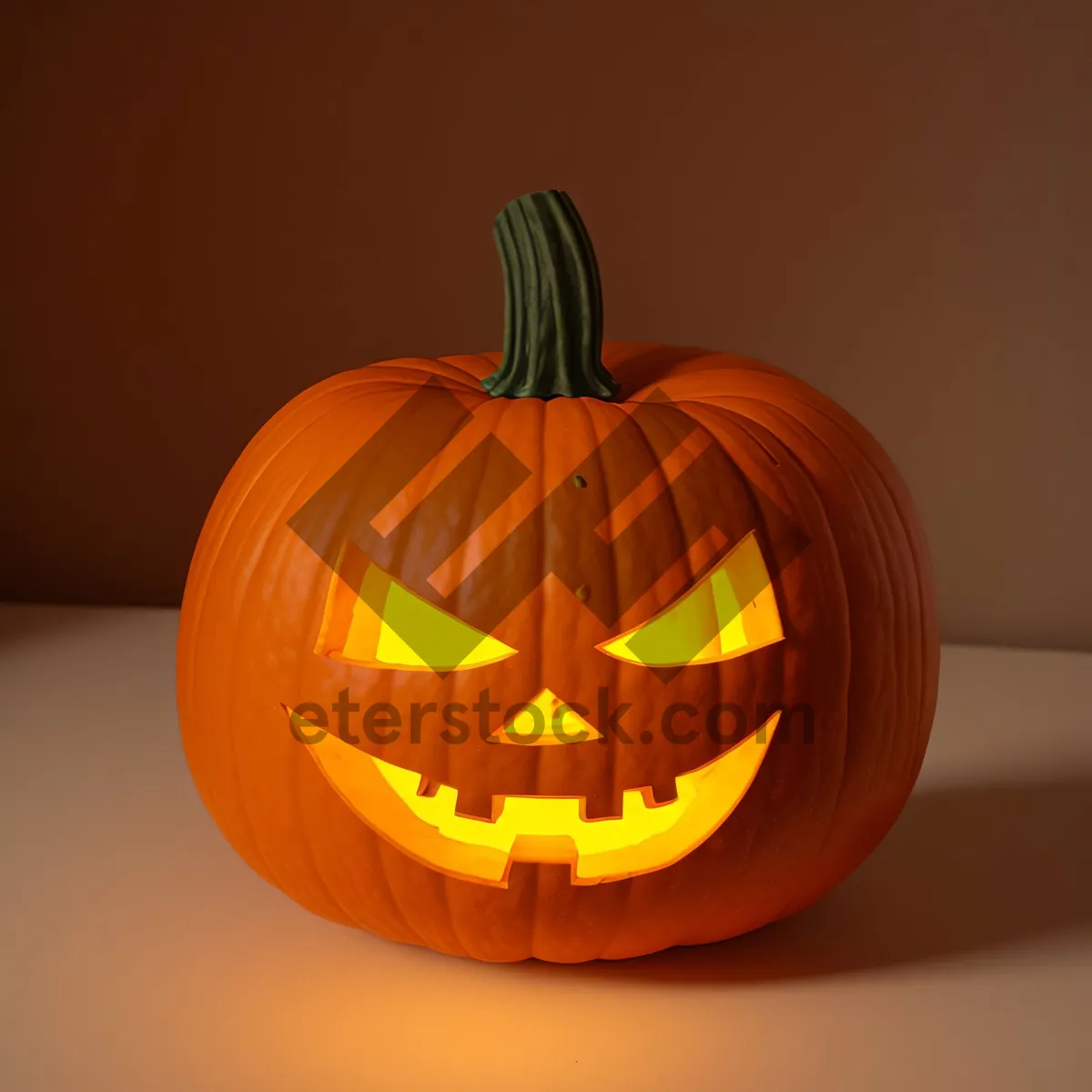 Picture of Glowing Autumn Jack-o'-Lantern Lantern