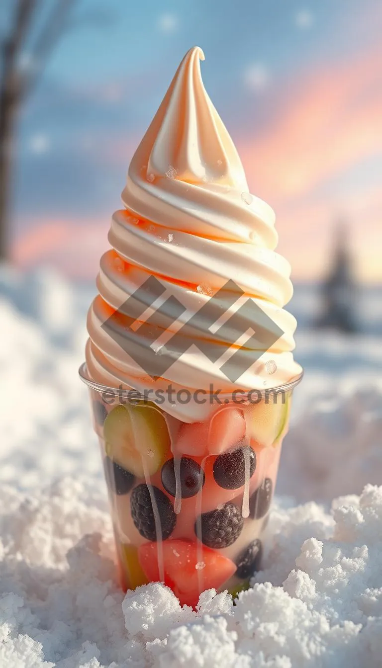 Picture of Sweet and Healthier Ice Cream Cone Dessert