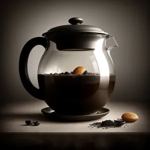 Traditional Ceramic Teapot for Hot Beverages