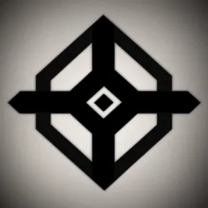 3D Gem Symbol Sconce Sign