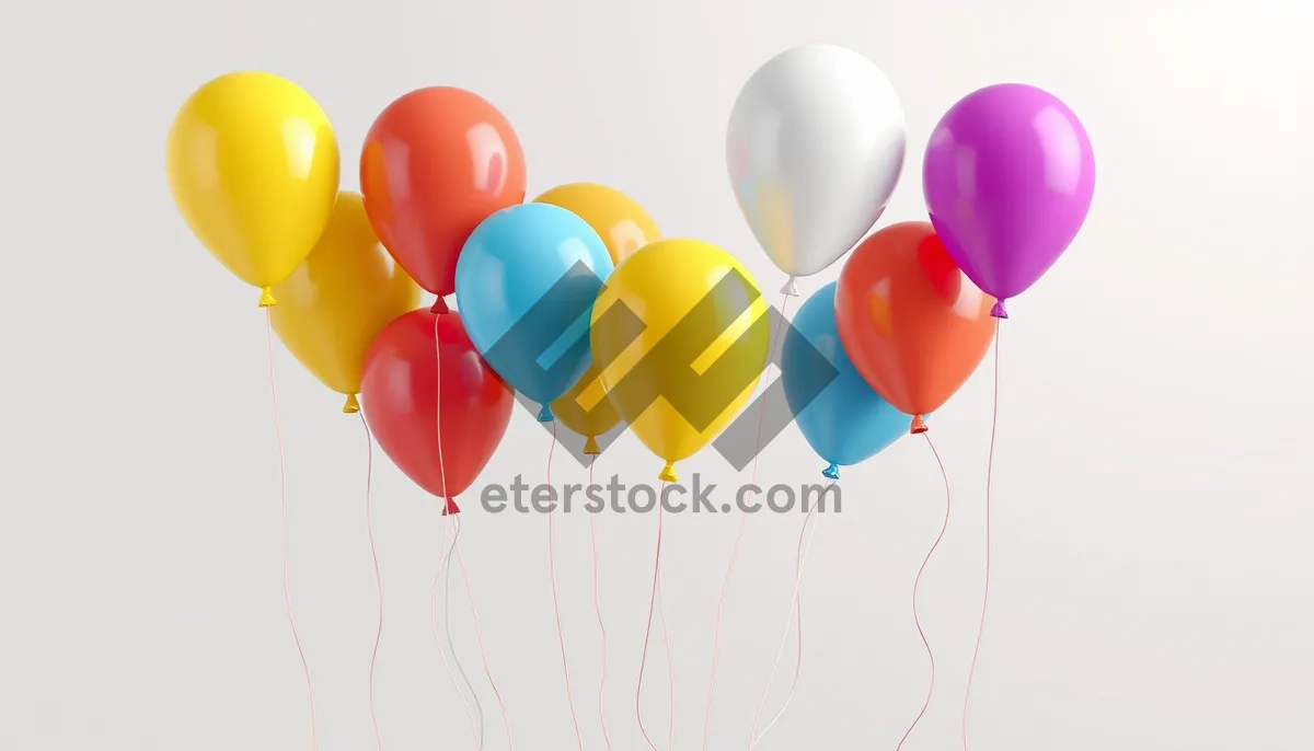 Picture of Colorful Birthday Party Balloons