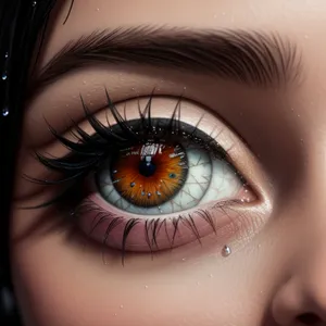 Captivating Eye Makeup with Luscious Eyelashes