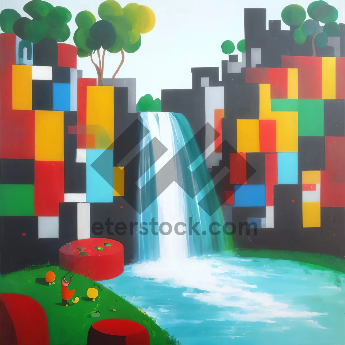 Picture of 3D Resort Area Design - Flag Location Toy