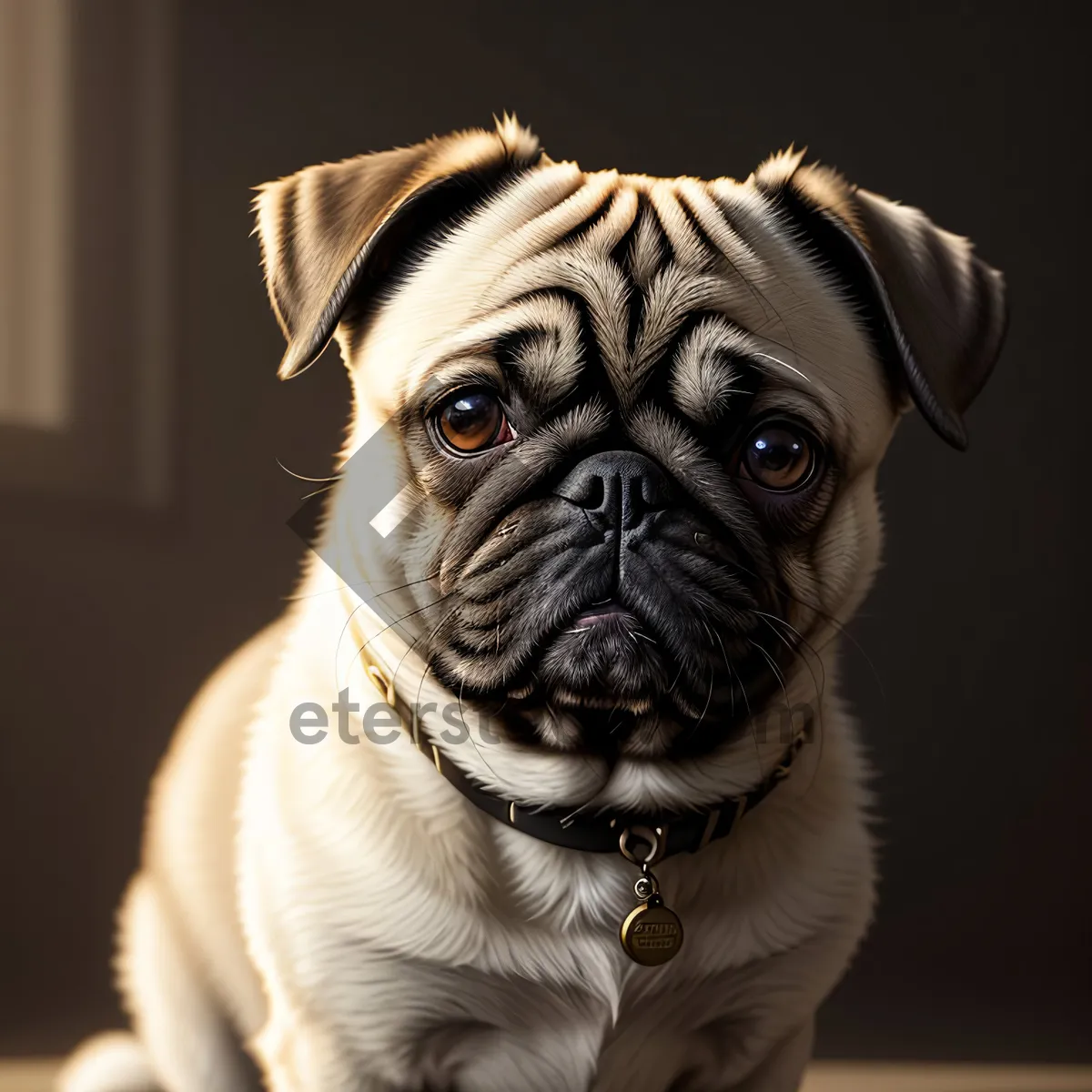 Picture of Wrinkly Boxer Pug: Adorable, Obedient, and Funny!