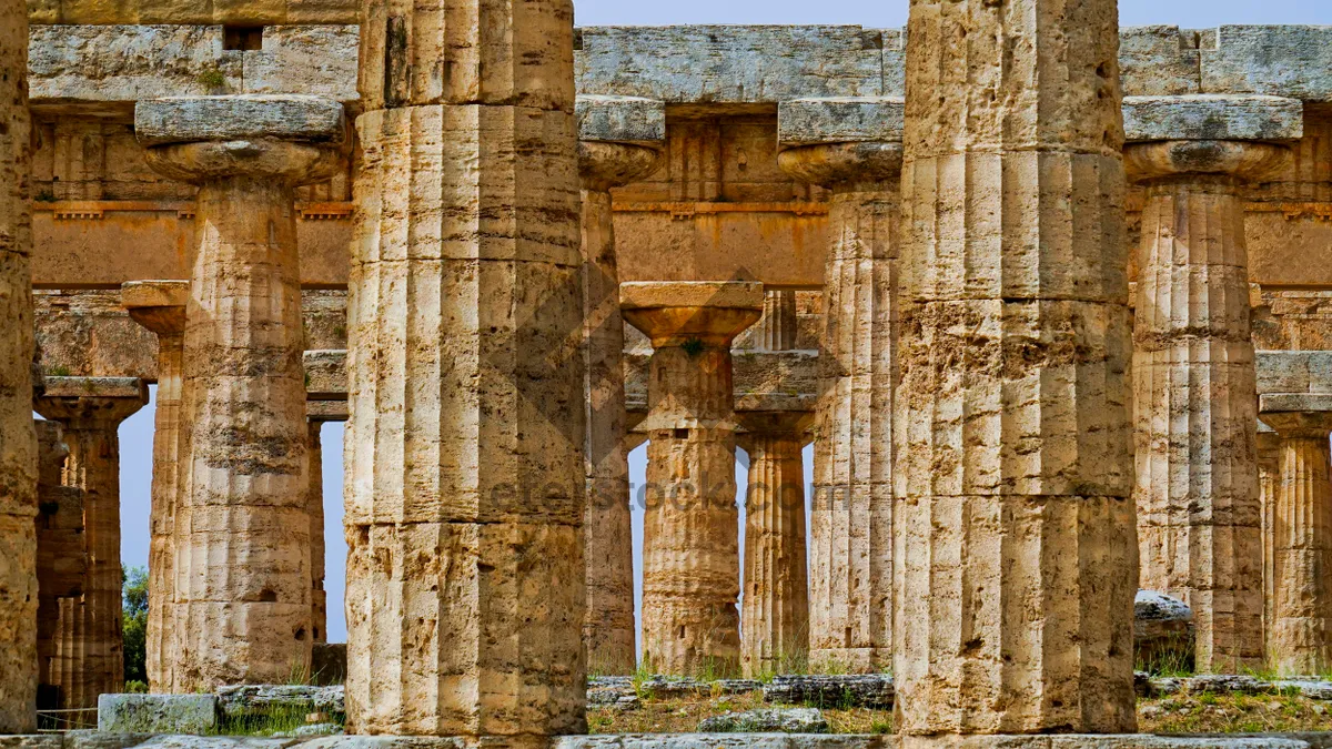 Picture of Historic Palace Temple Structure Stone Sculpture Monument