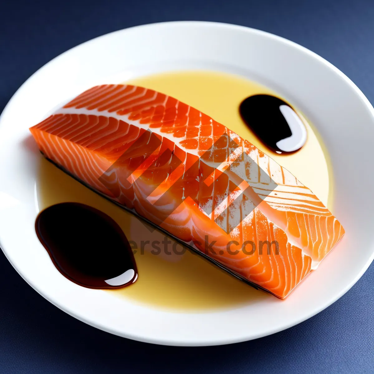 Picture of Savory Salmon Delight at Gourmet Restaurant