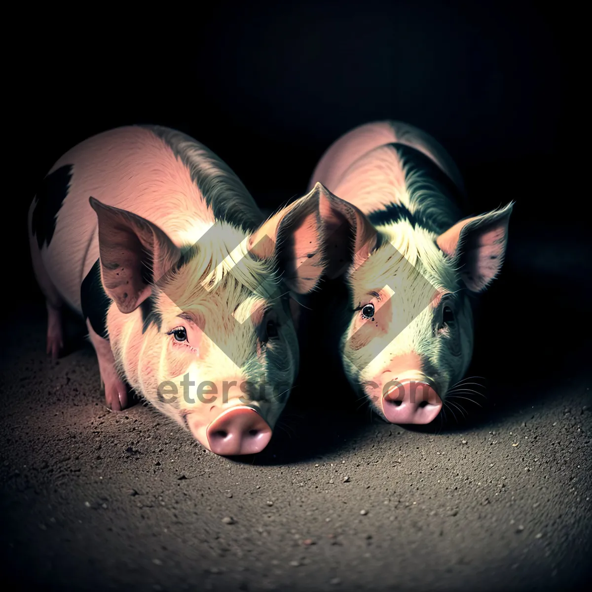 Picture of Pink Piggy Bank Masked in Savings