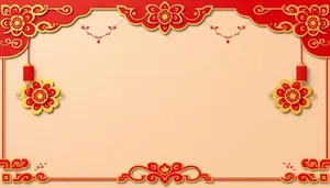 Grunge floral border silhouette design for Valentine's Day card.