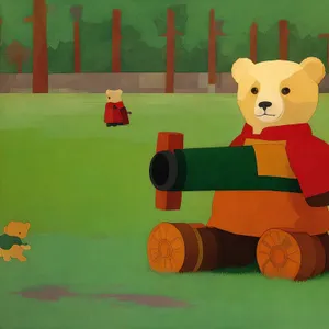 Adorable Cartoon Bear Toy for Kids
