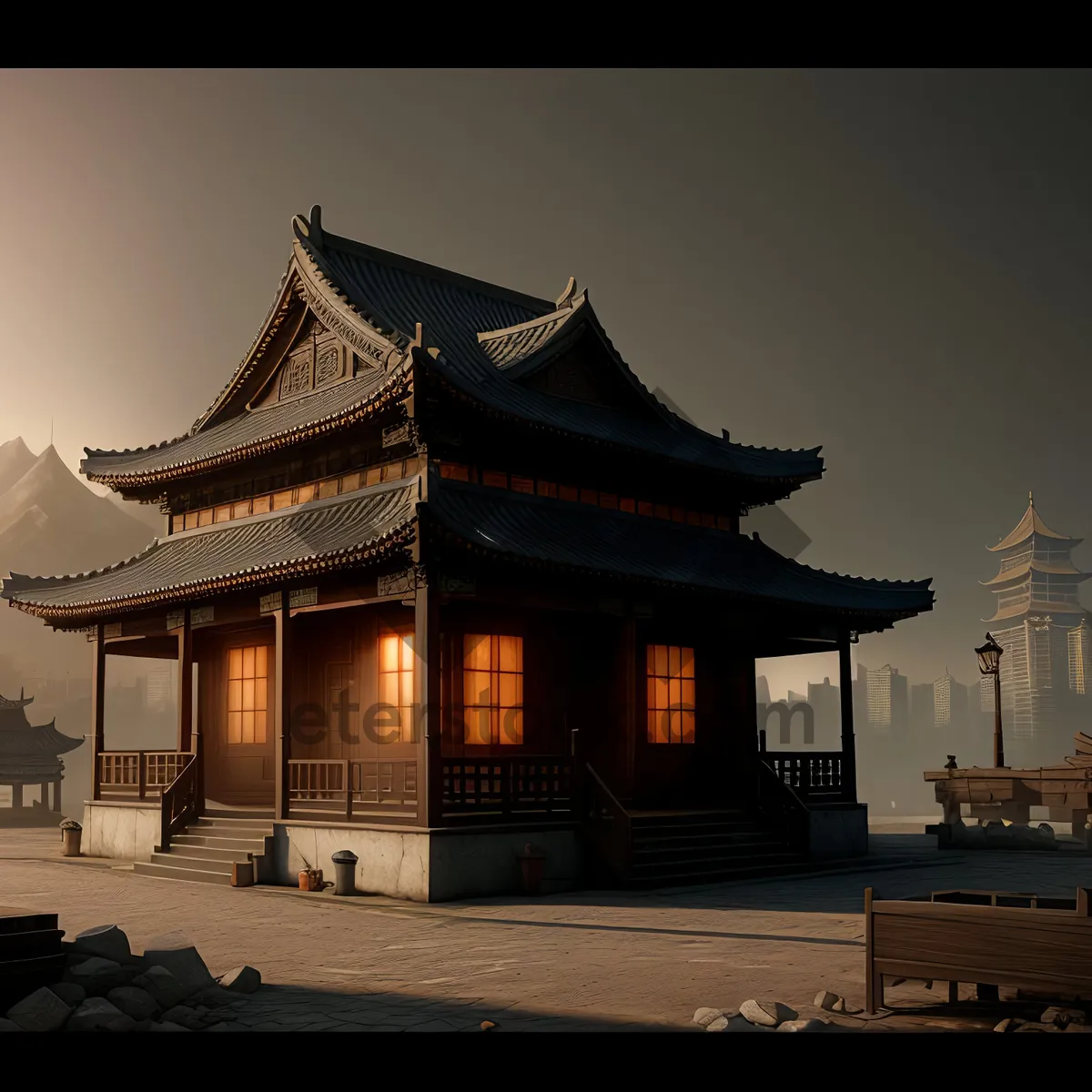 Picture of China's Majestic Ancient Pagoda: A Symbol of Religious Heritage