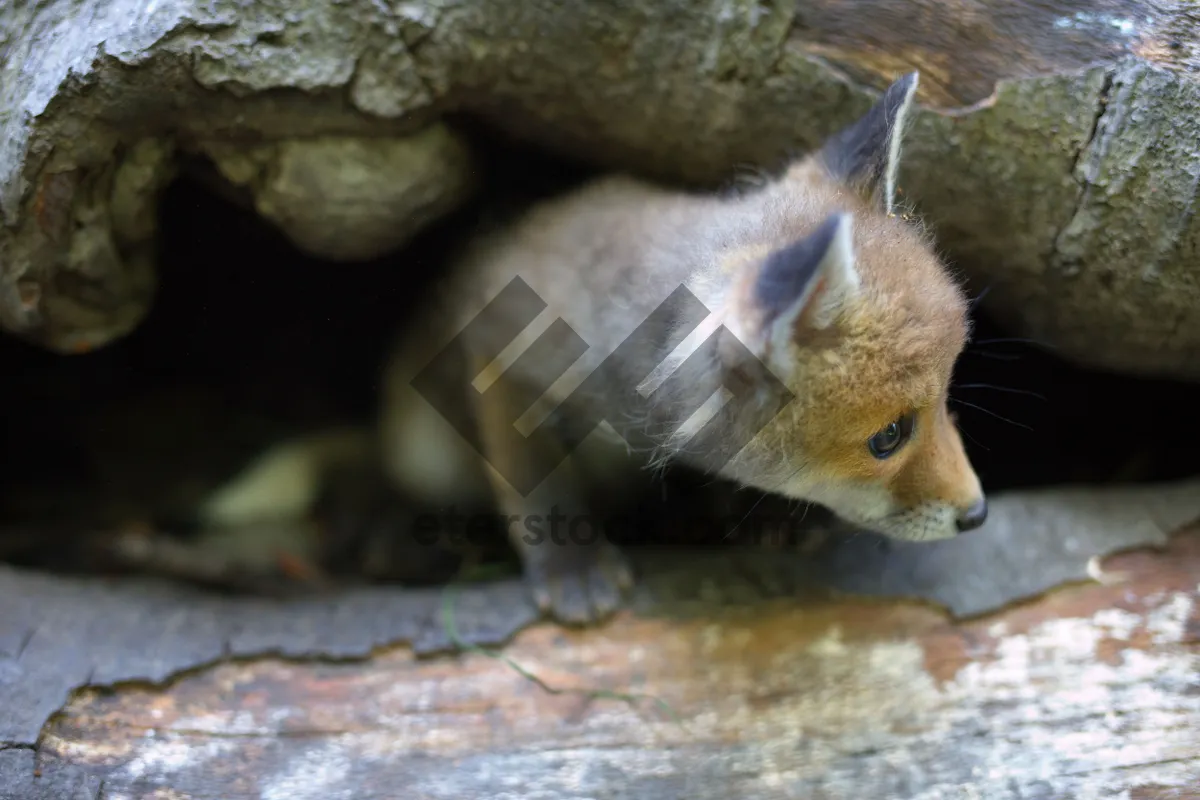 Picture of Cute Fur Canine Predator: Red Fox, Coyote, Kit Fox