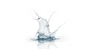 Clean Ice Water Splash Design