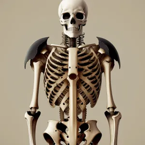 Skeletal Anatomy - Human Skull X-Ray