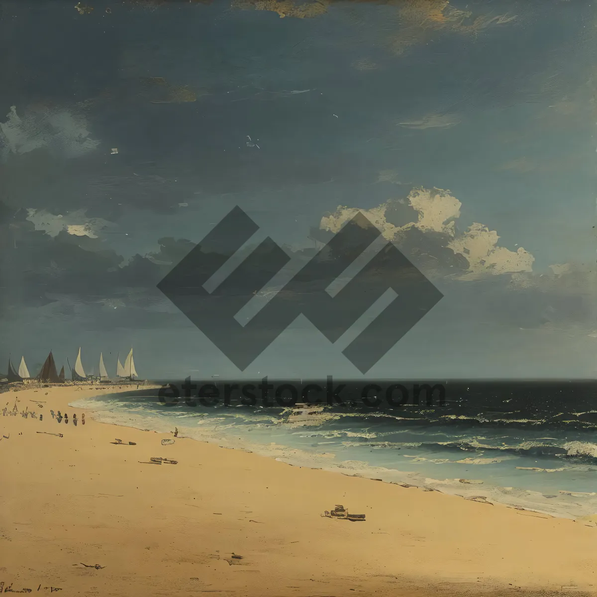 Picture of Serenity by the Seashore: A Tropical Paradise Escape