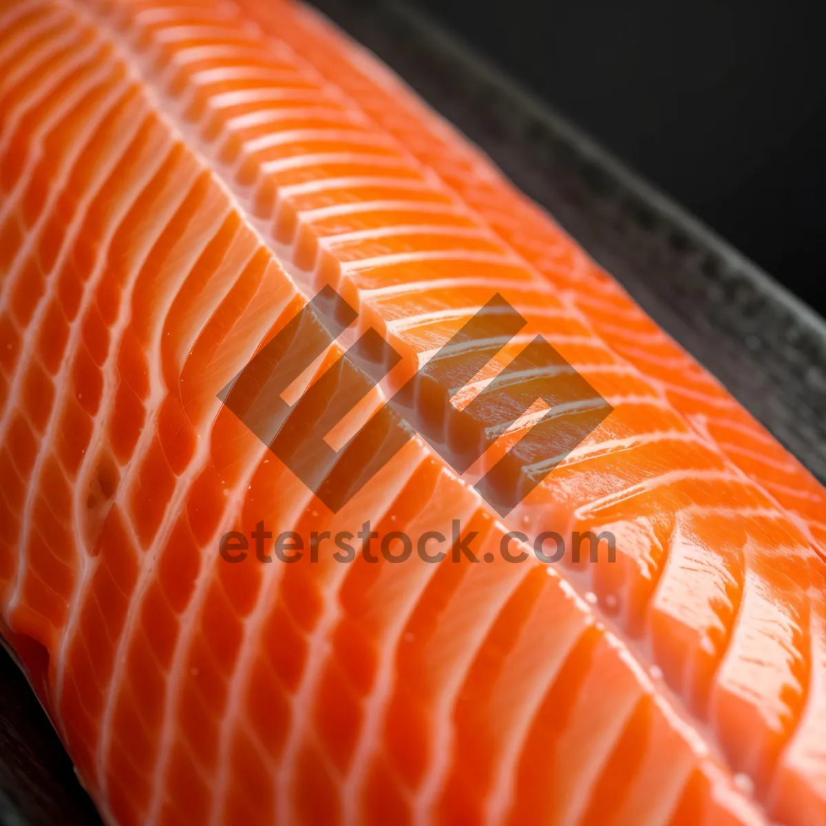 Picture of Freshly Prepared Citrus Salmon Gourmet Dinner