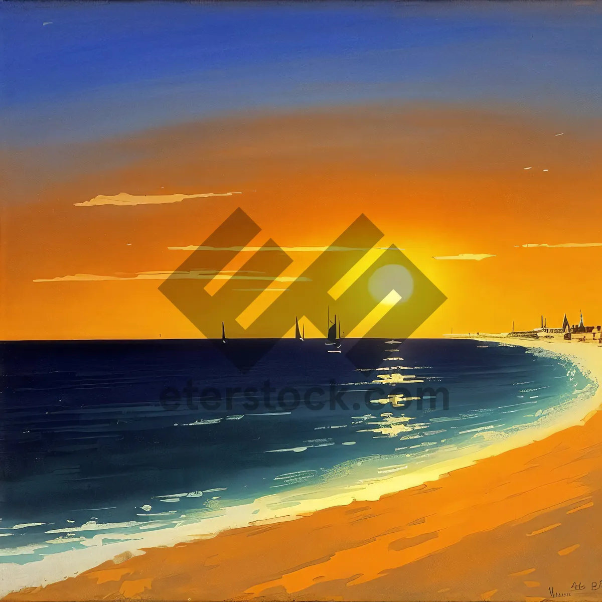 Picture of Sun-kissed Beach Paradise