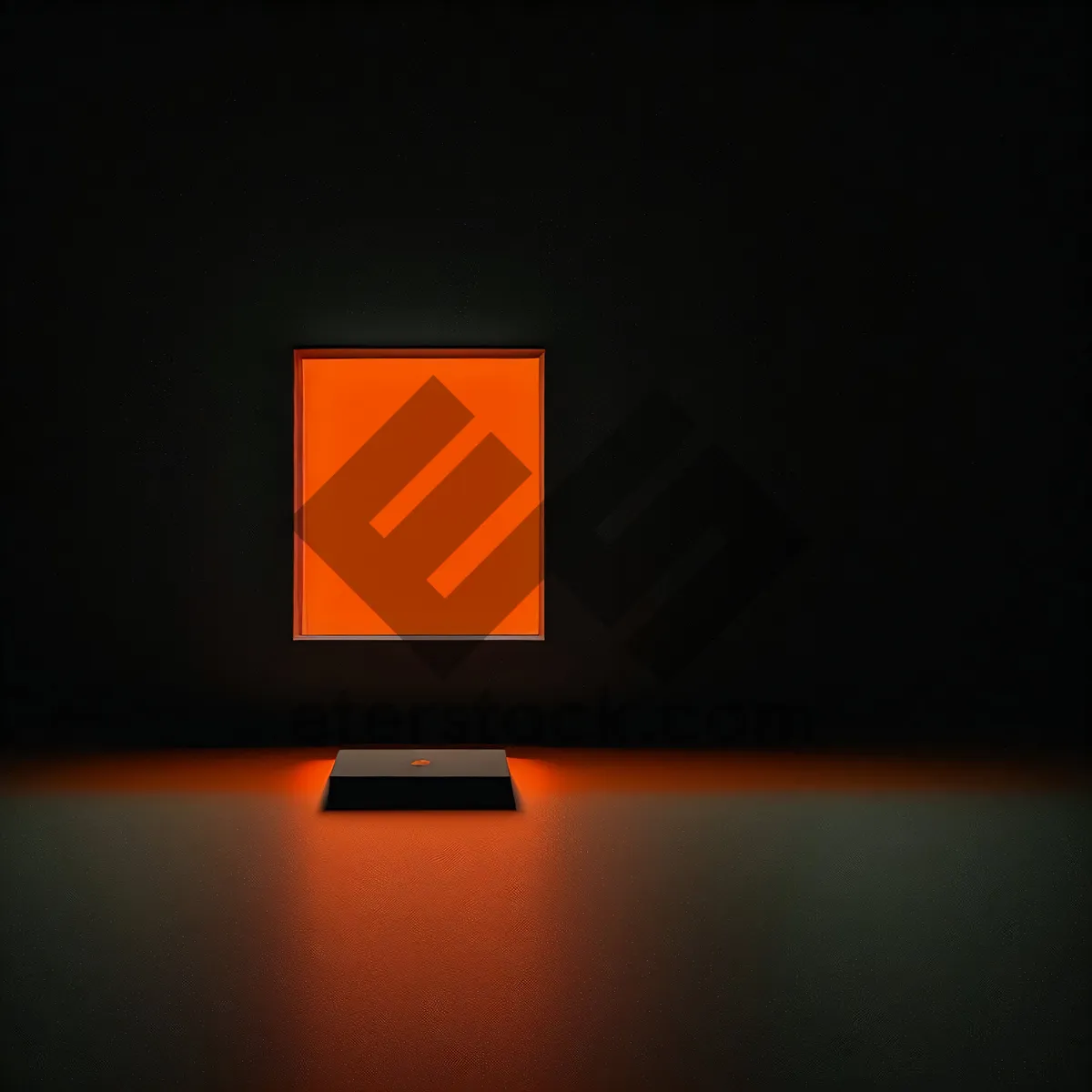 Picture of Modern 3D Display: Sleek and Illuminated Screen