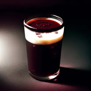 Refreshing Espresso in a Chilled Glass