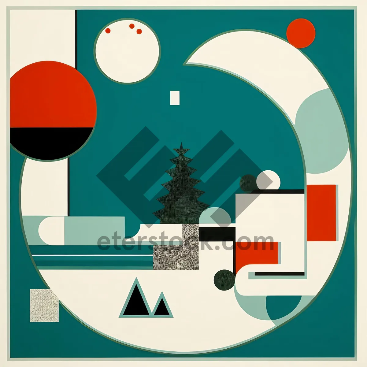 Picture of Patriotic country flag design icon symbol