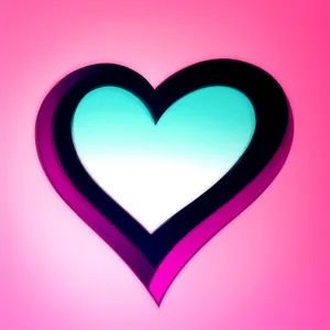 Love Symbol - Heart-shaped Gem Icon