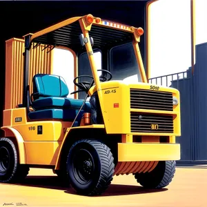 Heavy-duty Forklift Truck for Efficient Warehouse Transportation