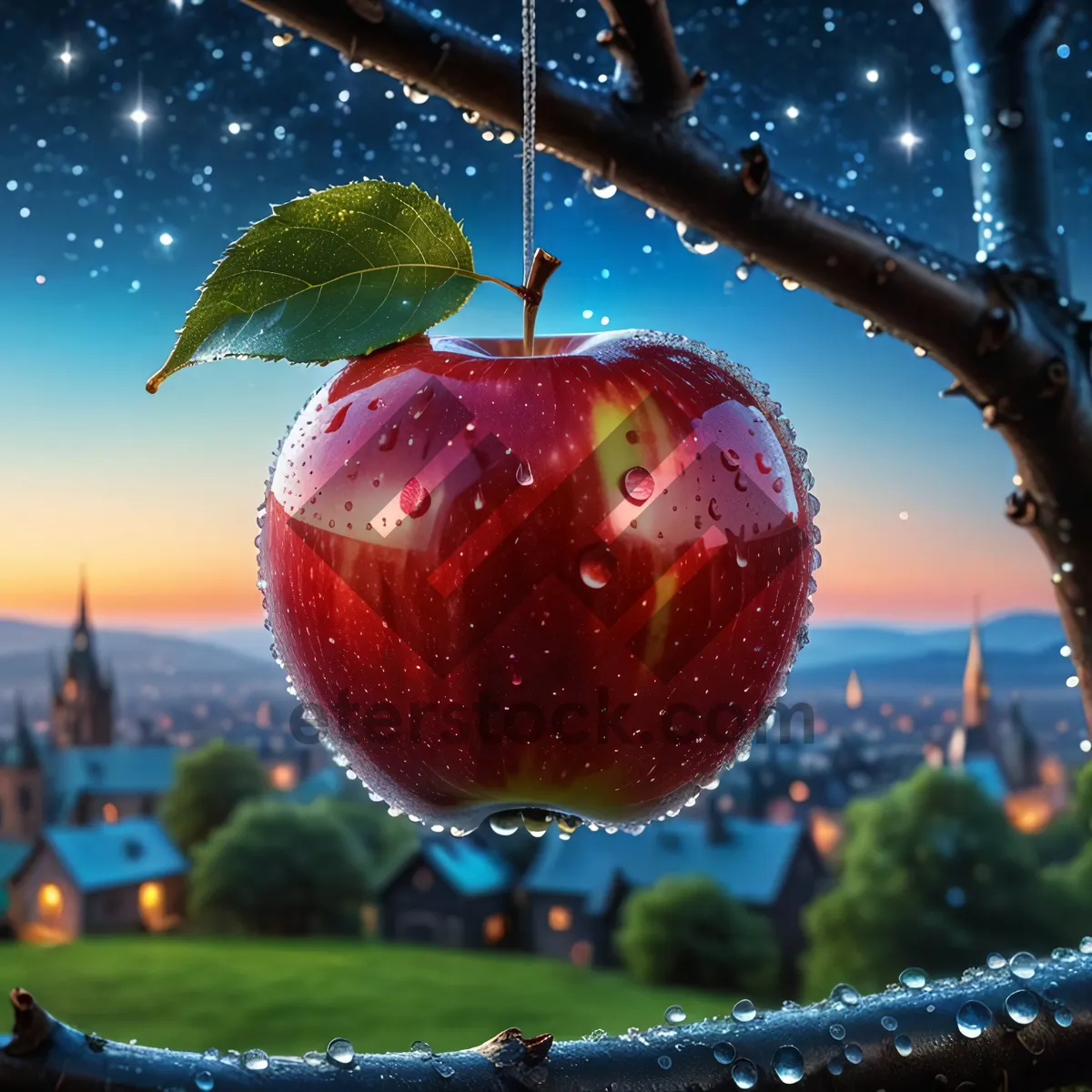 Picture of Healthy Red Delicious Apple - Fresh and Juicy Fruit