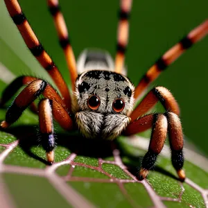 Close-up of Wolf Spider - Arachnid Wildlife