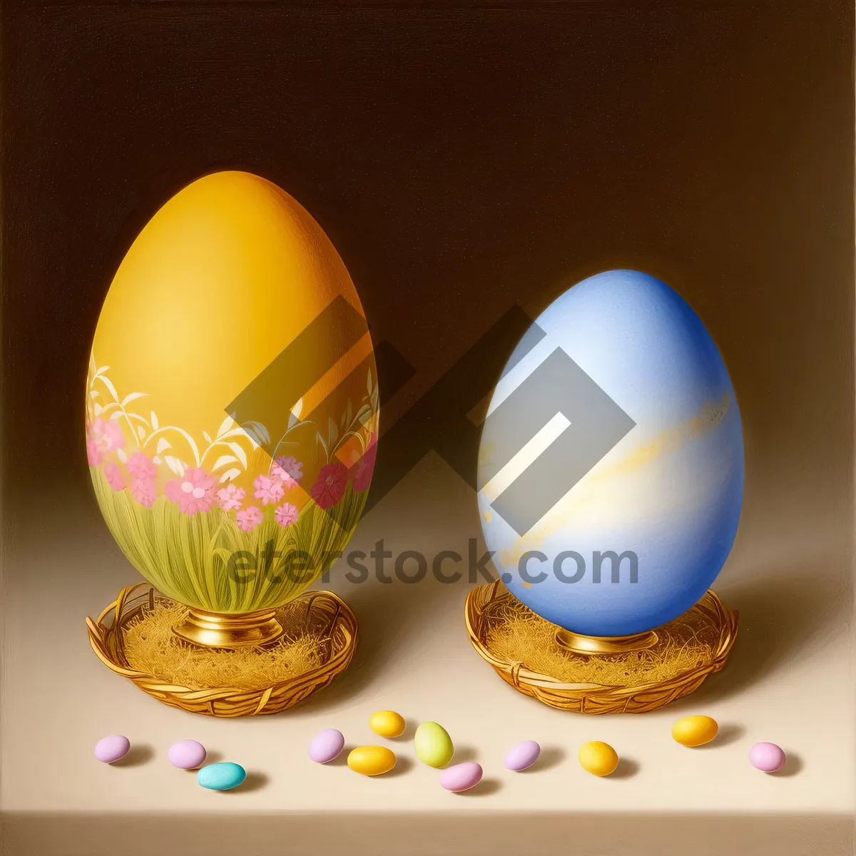 Picture of Golden Celebration: Easter Egg Delight